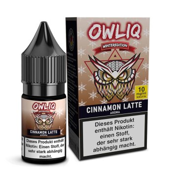 Liquid Cinnamon Latte Aroma - OWLIQ  Winteredition 10 ml...