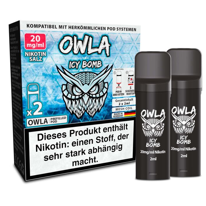 2x OWLA Pod 2 ml - Icy Bomb 20 mg
