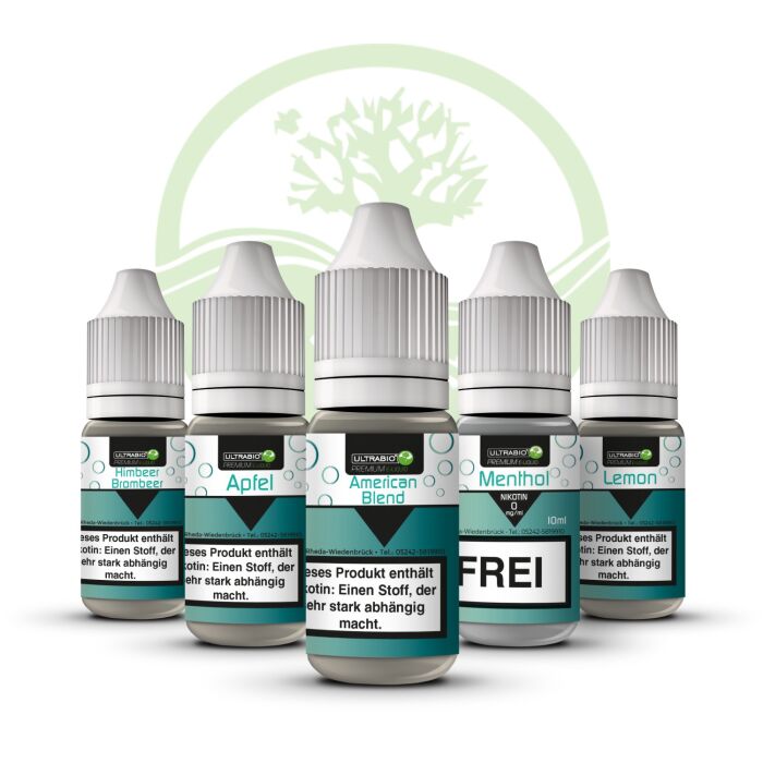 ULTRABIO Nikotinliquids - Alle Sorten