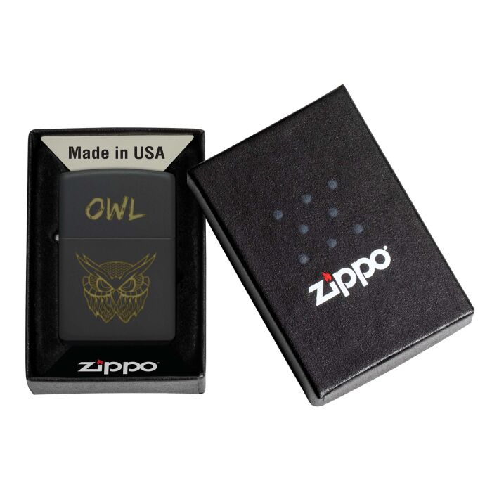 Zippo OWL black