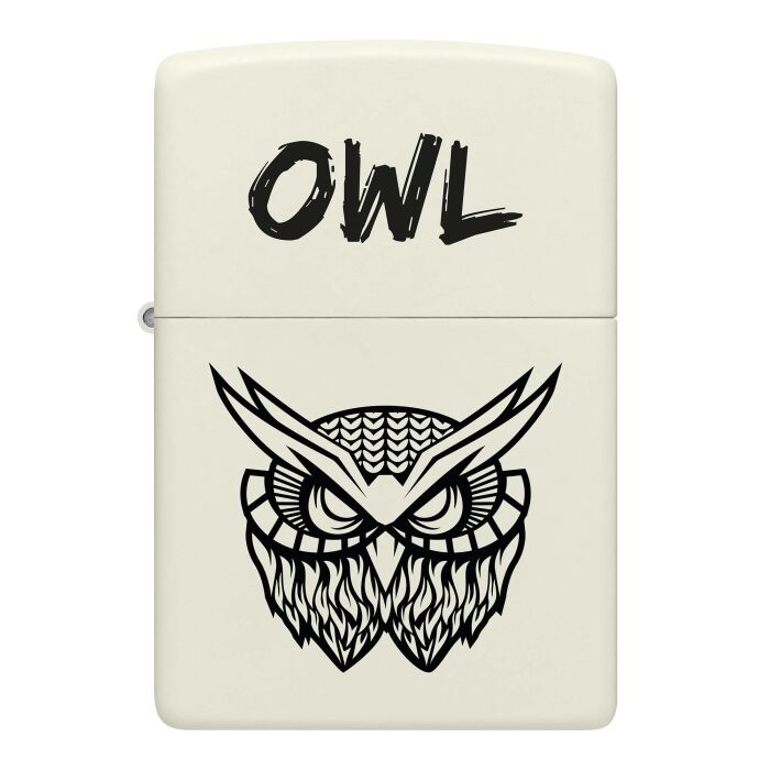 Zippo OWL white Glow in the Dark
