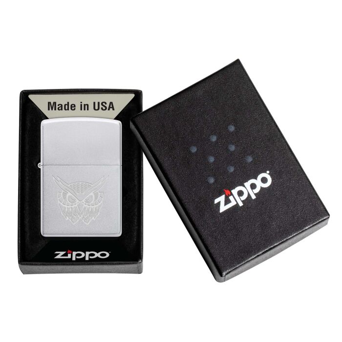 Zippo OWL silver