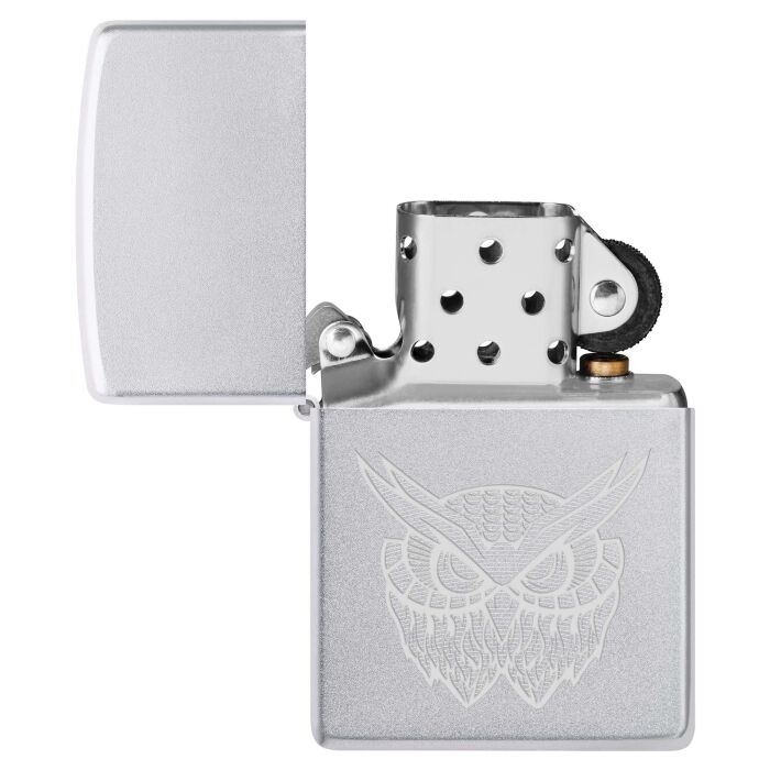 Zippo OWL silver