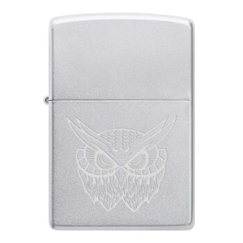 Zippo OWL silver