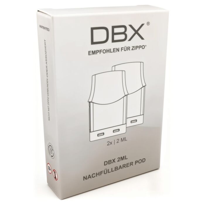 DBX - Leerpods für Zippo 1,0 Ohm (2ml) 2er Pack