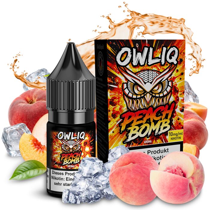 Liquid Peach Bomb Aroma - OWLIQ 10 ml 10 mg