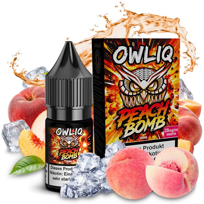 Liquid Peach Bomb Aroma - OWLIQ 10 ml 20 mg