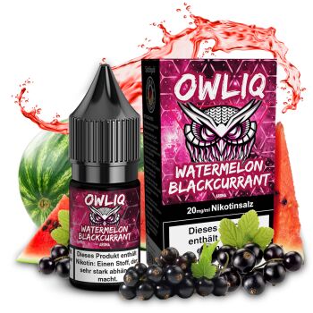 Liquid Watermelon Blackcurrant Aroma - OWLIQ 10 ml 20 mg